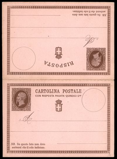 Italia / Regno / Vittorio Emanuele II / Posta Ordinaria