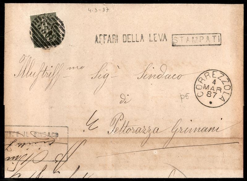 Italia / Regno / Umberto i / Posta Ordinaria