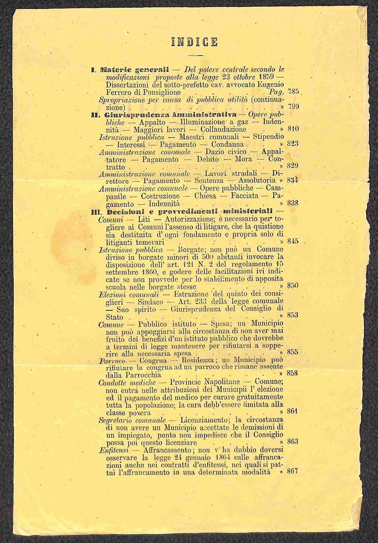 Italia / Regno / Vittorio Emanuele II / Posta Ordinaria