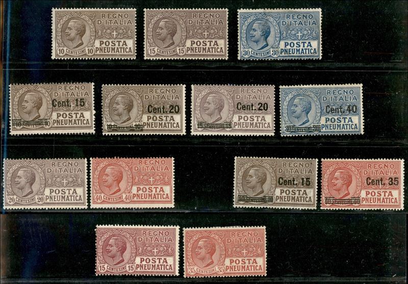 Italia / Regno / Vittorio Emanuele III / Posta Pneumatica