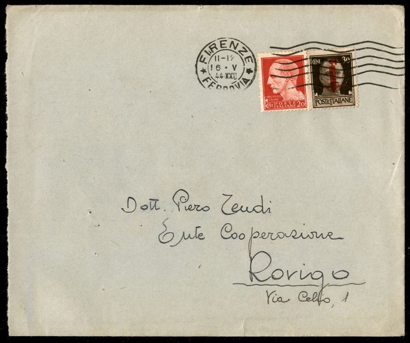 Italia / Rsi / Provvisori / Firenze / Posta Ordinaria