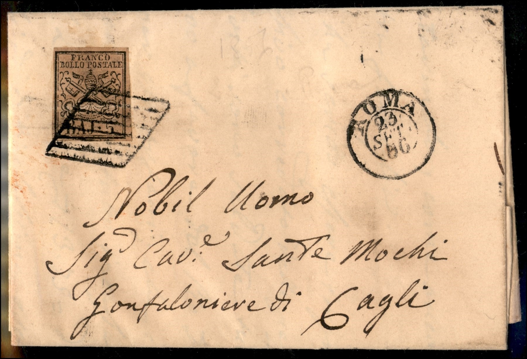 ITALIA / Antichi Stati Italiani / Stato pontificio / Posta ordinaria