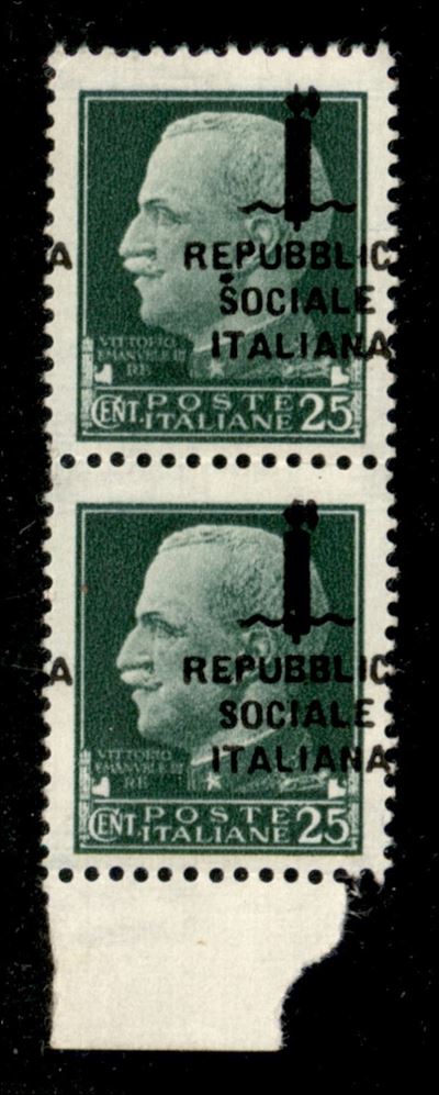 Italia / Rsi / Provvisori / Posta Ordinaria