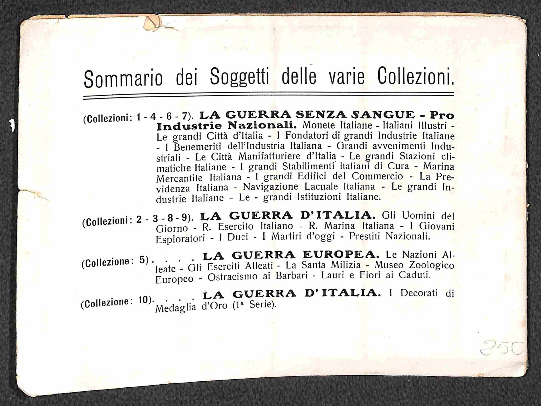 Italia / Regno / Vittorio Emanuele III