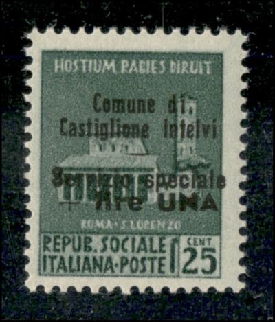 Italia / Emissioni Locali / Castglione D'intelvi / Posta Ordinaria