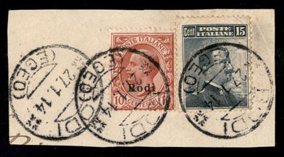 Italia / Colonie / Egeo / Rodi / Posta Ordinaria