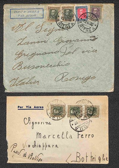 Italia / Colonie / Etiopia / Aerogrammi
