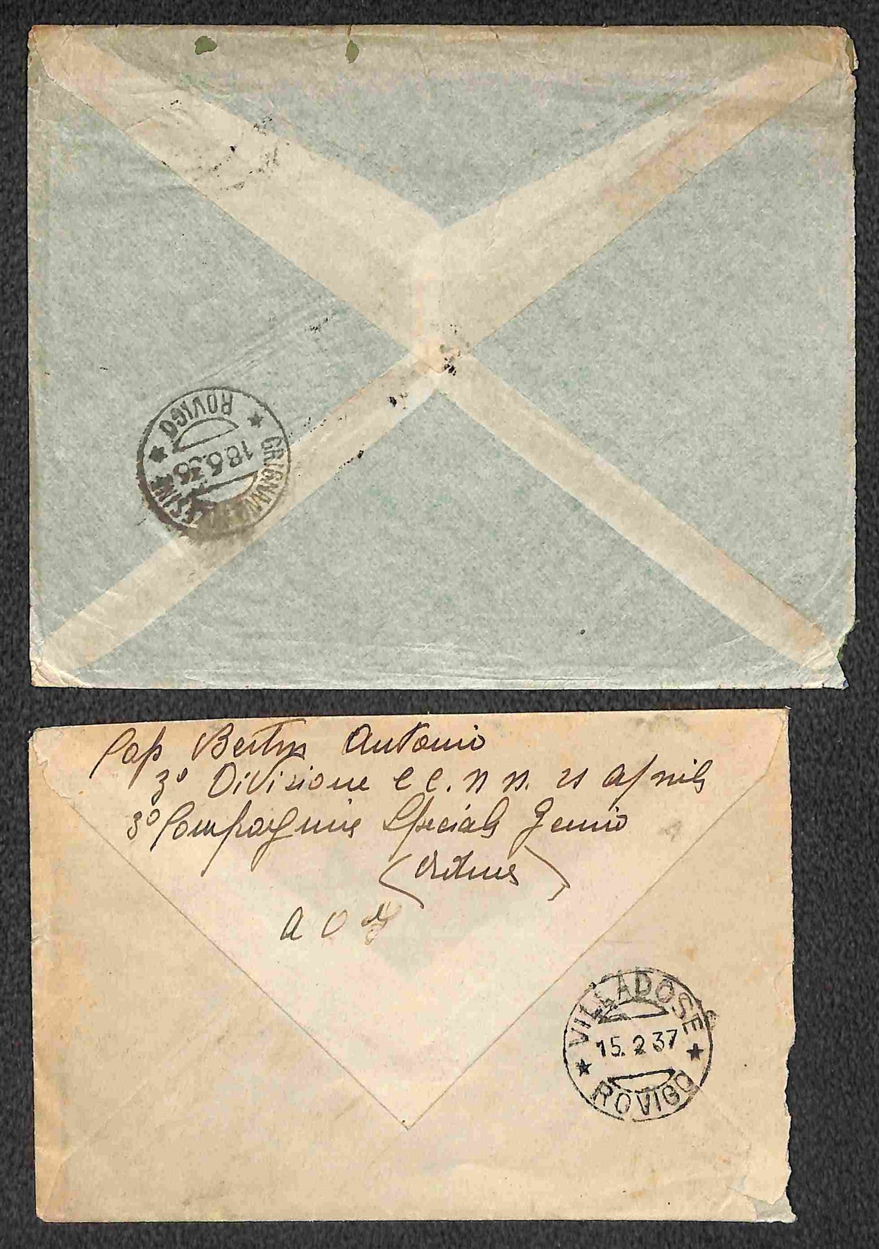 Italia / Colonie / Etiopia / Aerogrammi
