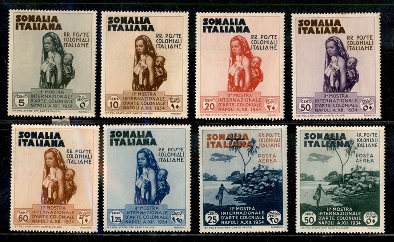 Italia / Colonie / Somalia / Posta Ordinaria + Aerea
