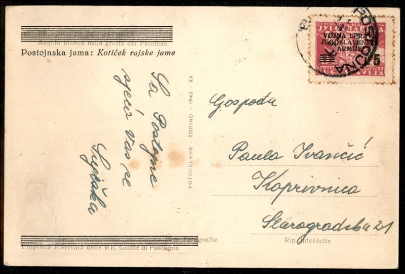 Italia / Occupazioni Straniere di Territori Italiani / Occupazione Jugoslava / Litorale Sloveno (...