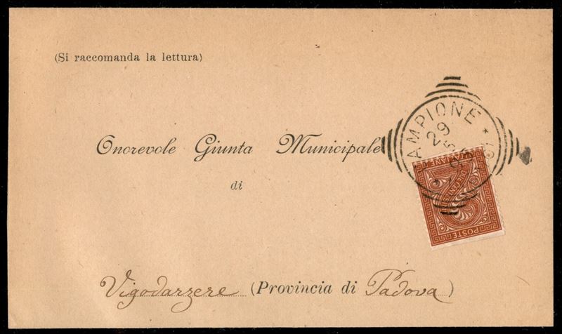 Italia / Regno / Vittorio Emanuele II / Posta Ordinaria