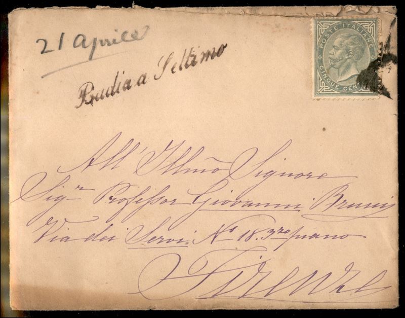 Italia / Regno / Vittorio Emanuele II / Posta Ordinaria
