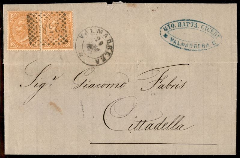 Italia / Regno / Vittorio Emanuele II / Posta Ordinaria