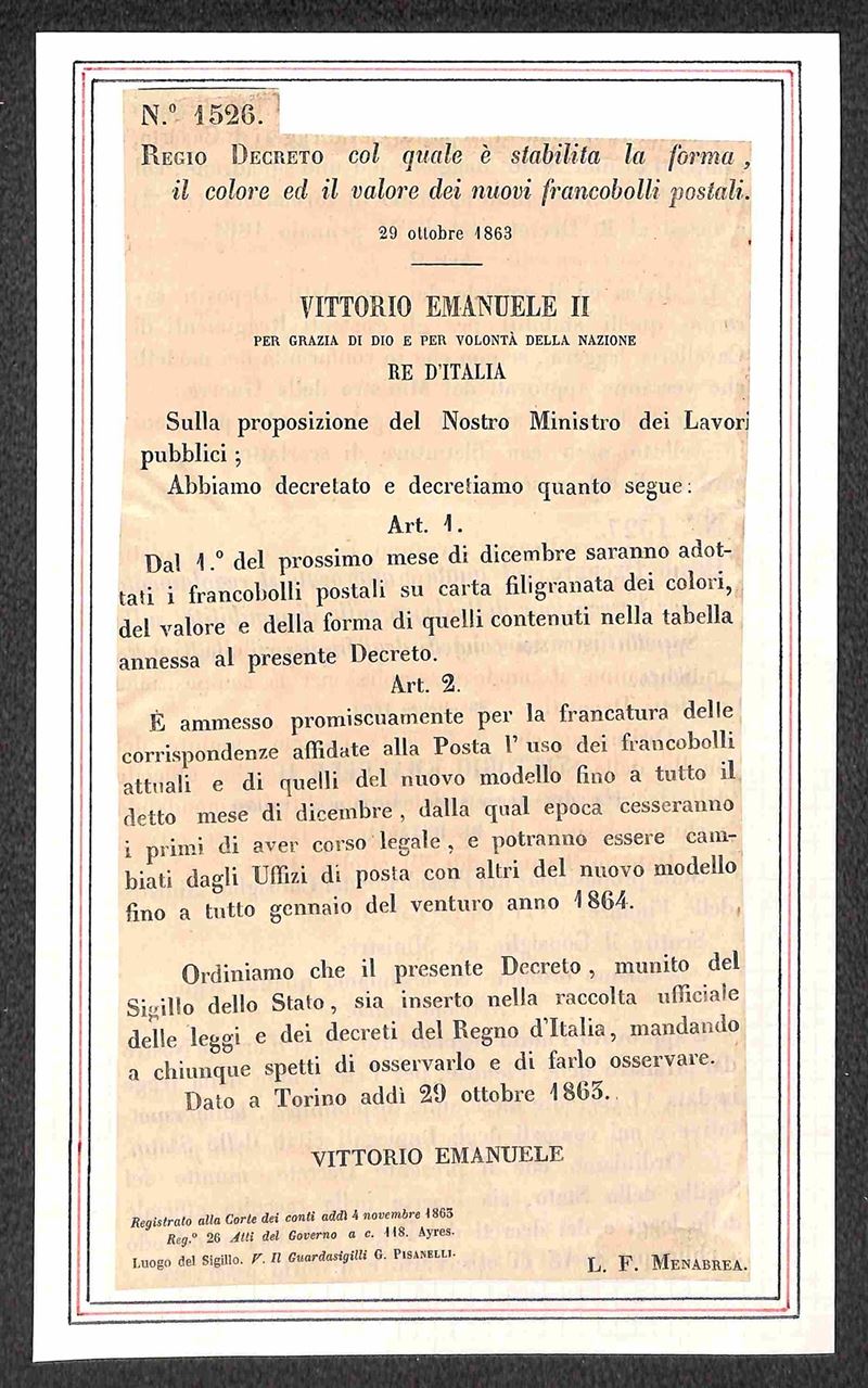 Italia / Regno / Vittorio Emanuele II