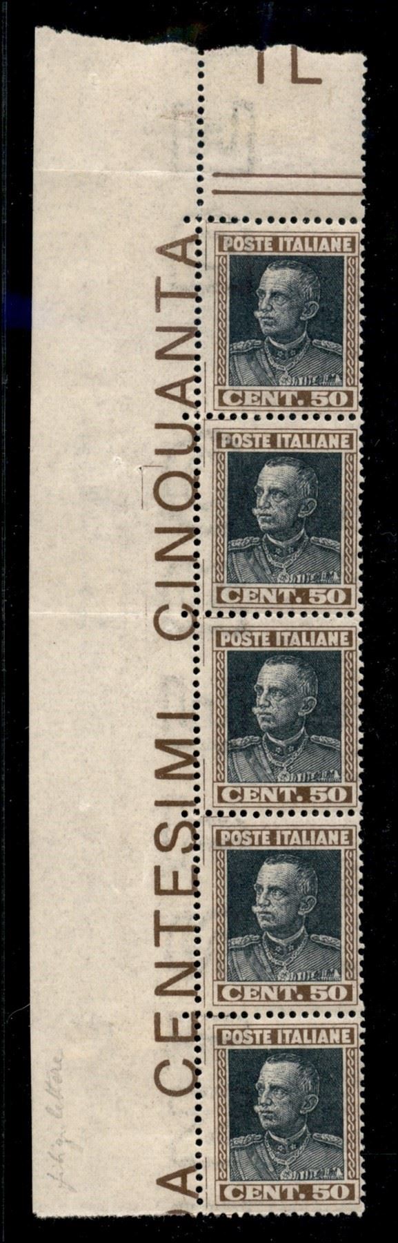 ITALIA / Regno / Vittorio Emanuele III / Posta ordinaria