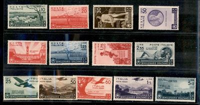 Italia / Regno / Vittorio Emanuele III / Posta Ordinaria + Aerea