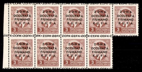 ITALIA / Occupazioni II guerra mondiale / Zona Fiumano Kupa / Posta ordinaria