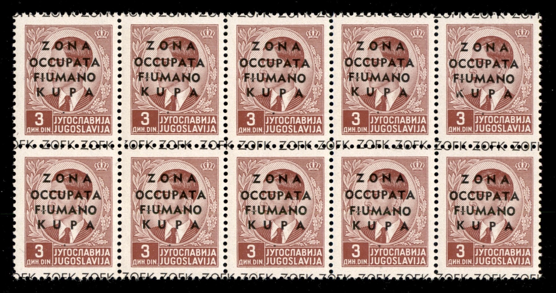 Italia / Occupazioni II Guerra Mondiale / Zona Fiumano Kupa / Posta Ordinaria