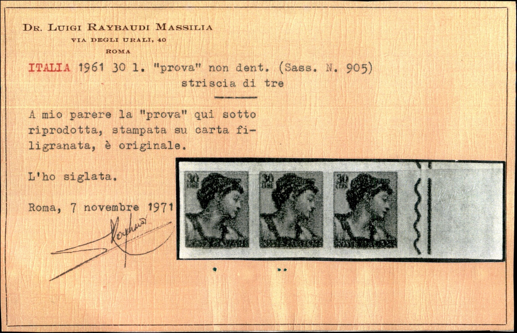 Italia / Repubblica / Posta Ordinaria