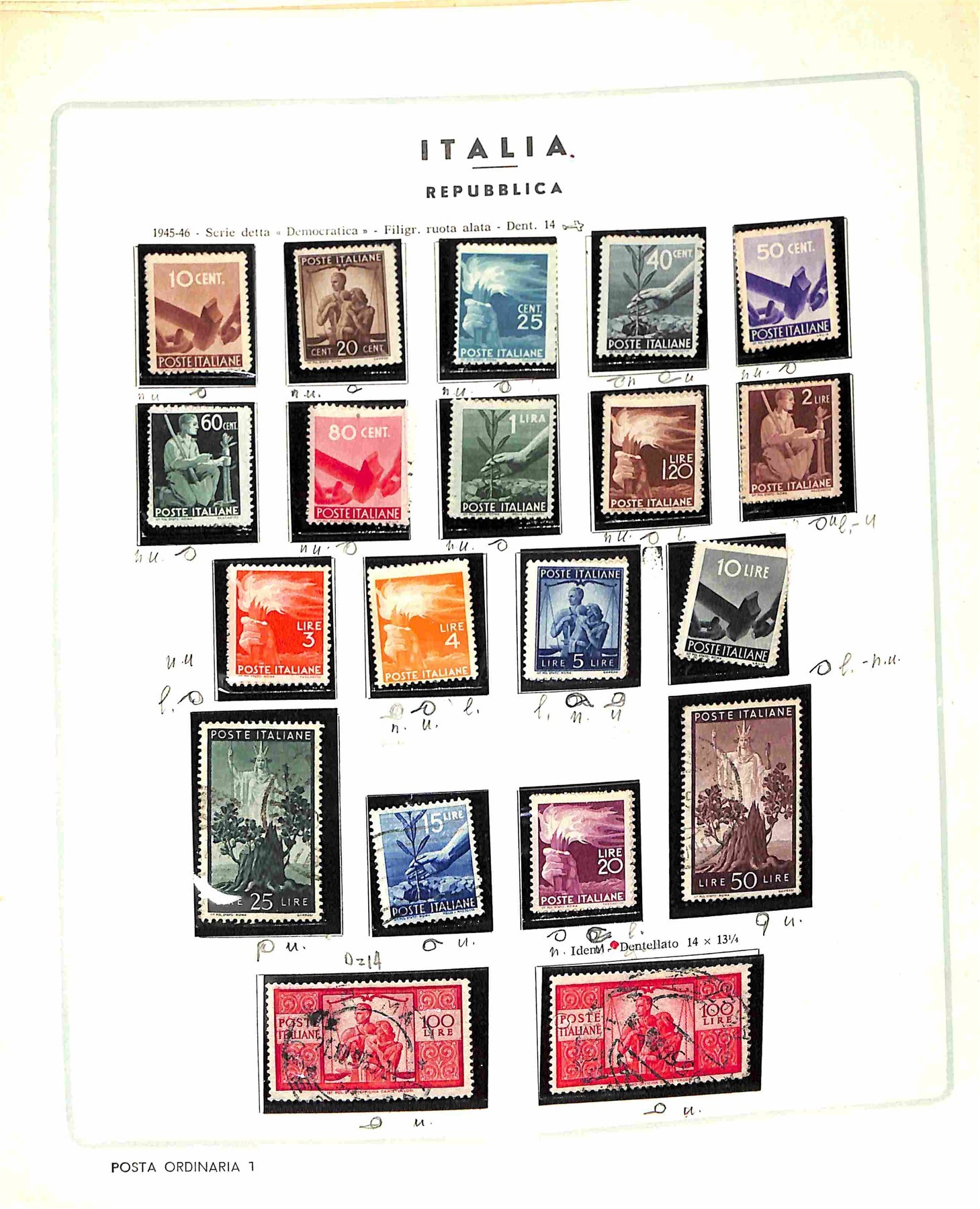 Italia / Posta Ordinaria