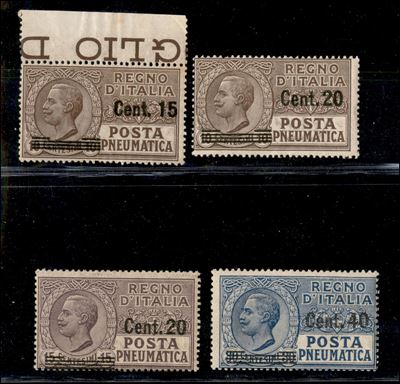 Italia / Regno / Vittorio Emanuele III / Posta Pneumatica
