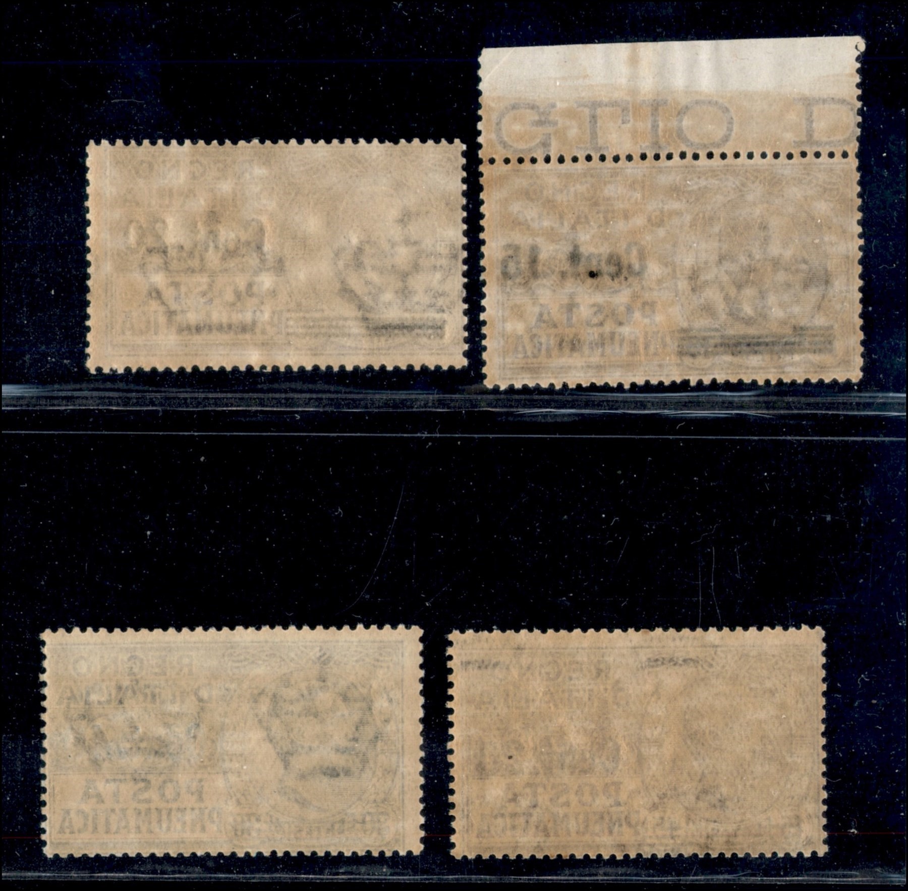 Italia / Regno / Vittorio Emanuele III / Posta Pneumatica
