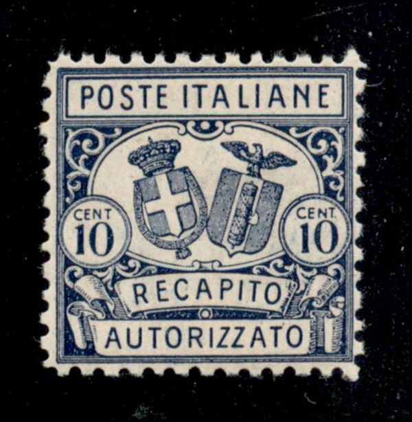 ITALIA / Regno / Vittorio Emanuele III / Recapito autorizzato