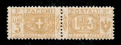 Italia / Regno / Vittorio Emanuele III / Pacchi Postali