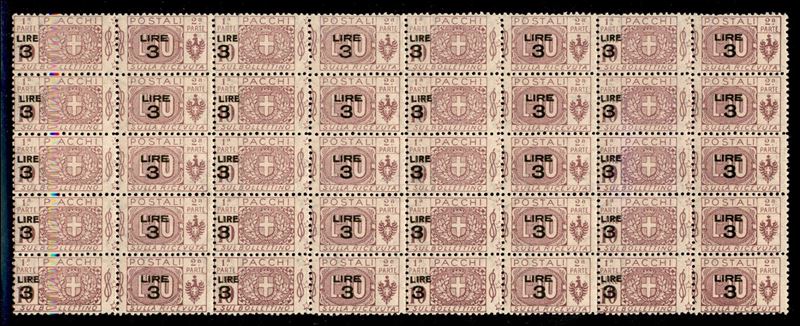 Italia / Regno / Vittorio Emanuele III / Pacchi Postali