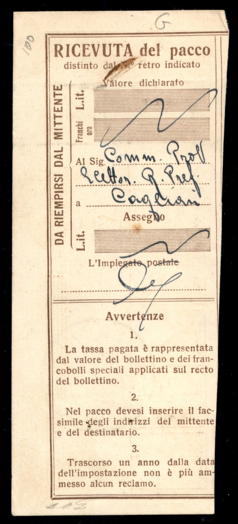 Italia / Regno / Vittorio Emanuele III / Francobolli Assicurativi