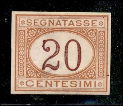 Italia / Regno / Umberto i / Segnatasse