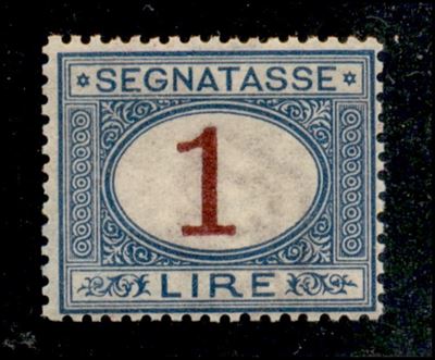 Italia / Regno / Umberto i / Segnatasse