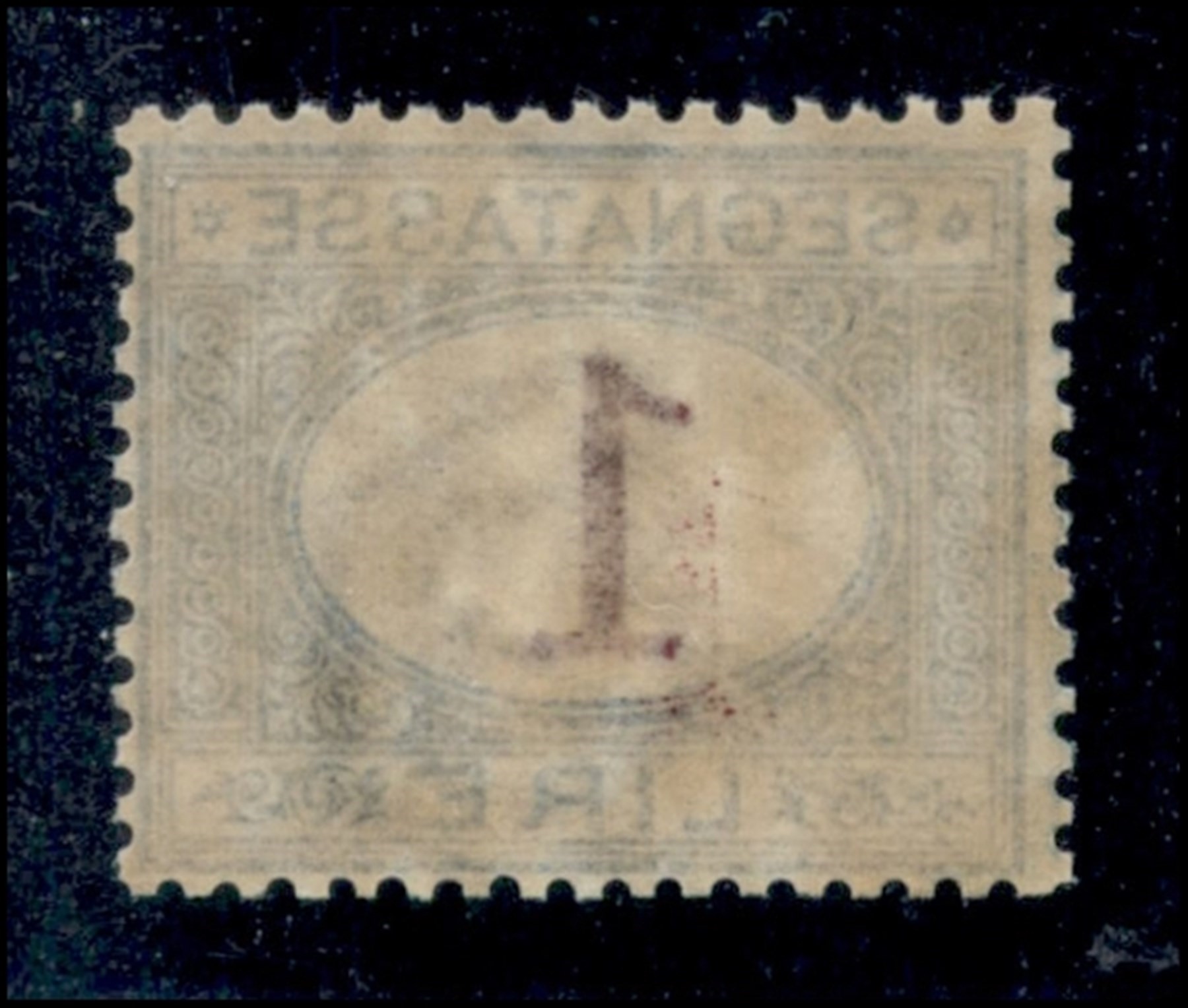 Italia / Regno / Umberto i / Segnatasse