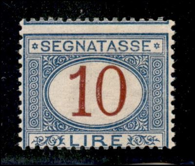 Italia / Regno / Umberto i / Segnatasse