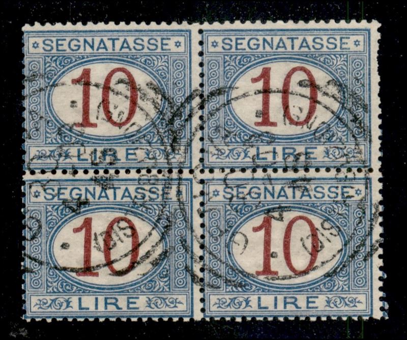 Italia / Regno / Umberto i / Segnatasse