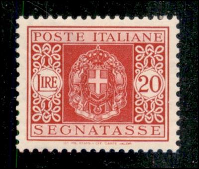 Italia / Regno / Vittorio Emanuele III / Segnatasse