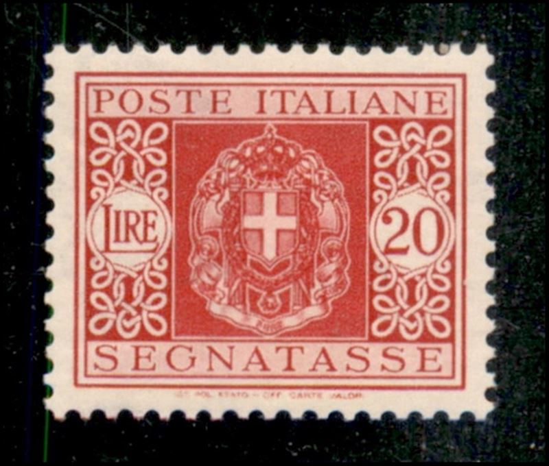 Italia / Regno / Vittorio Emanuele III / Segnatasse