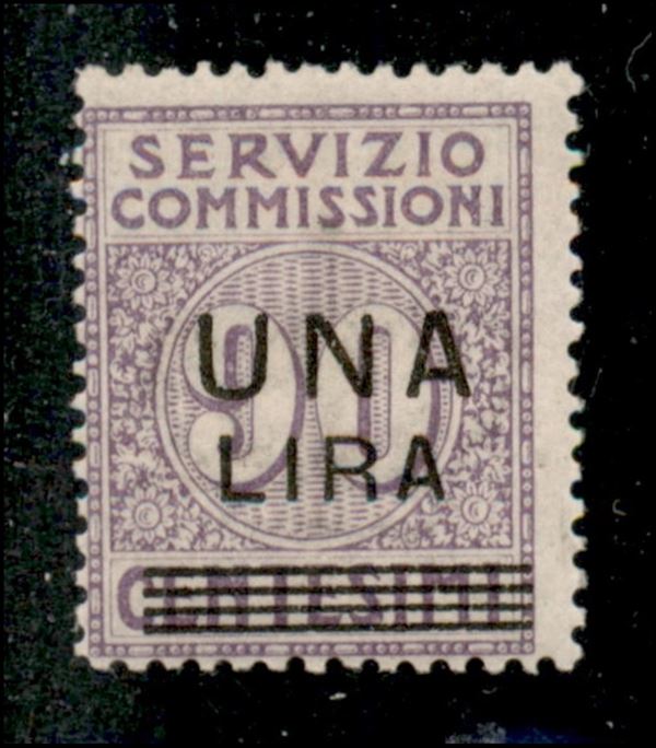 ITALIA / Regno / Vittorio Emanuele III / Servizio commissioni