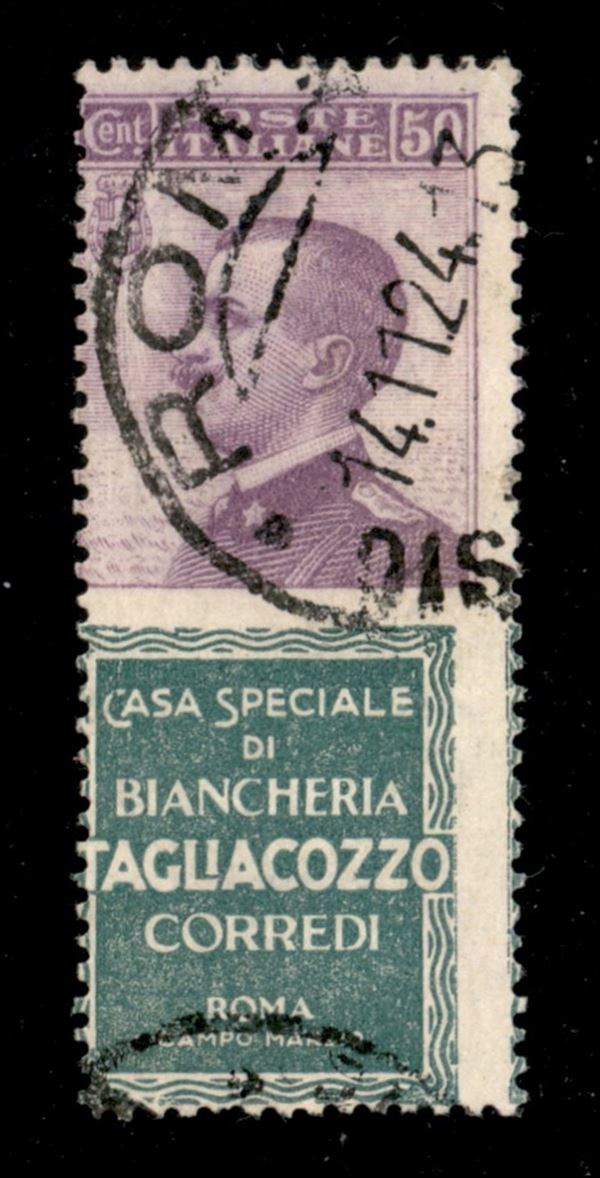 ITALIA / Regno / Vittorio Emanuele III / Francobolli pubblicitari