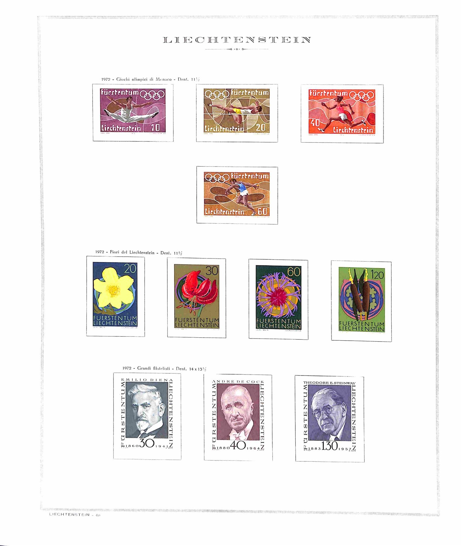 Liechtenstein / Posta Ordinaria