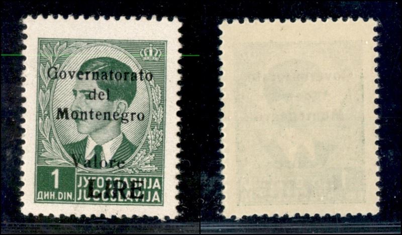 Italia / Occupazioni II Guerra Mondiale / Montenegro / Posta Ordinaria