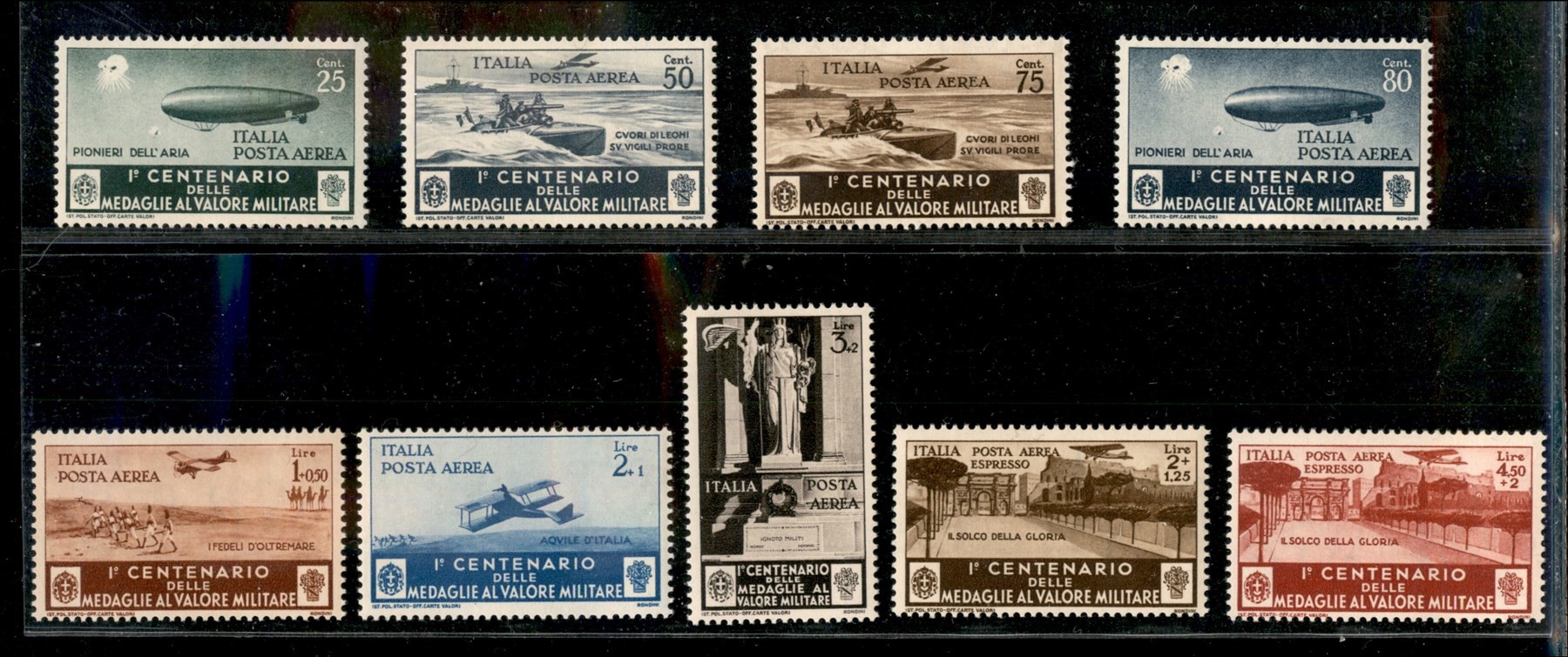 ITALIA / Regno / Vittorio Emanuele III / Posta ordinaria + aerea