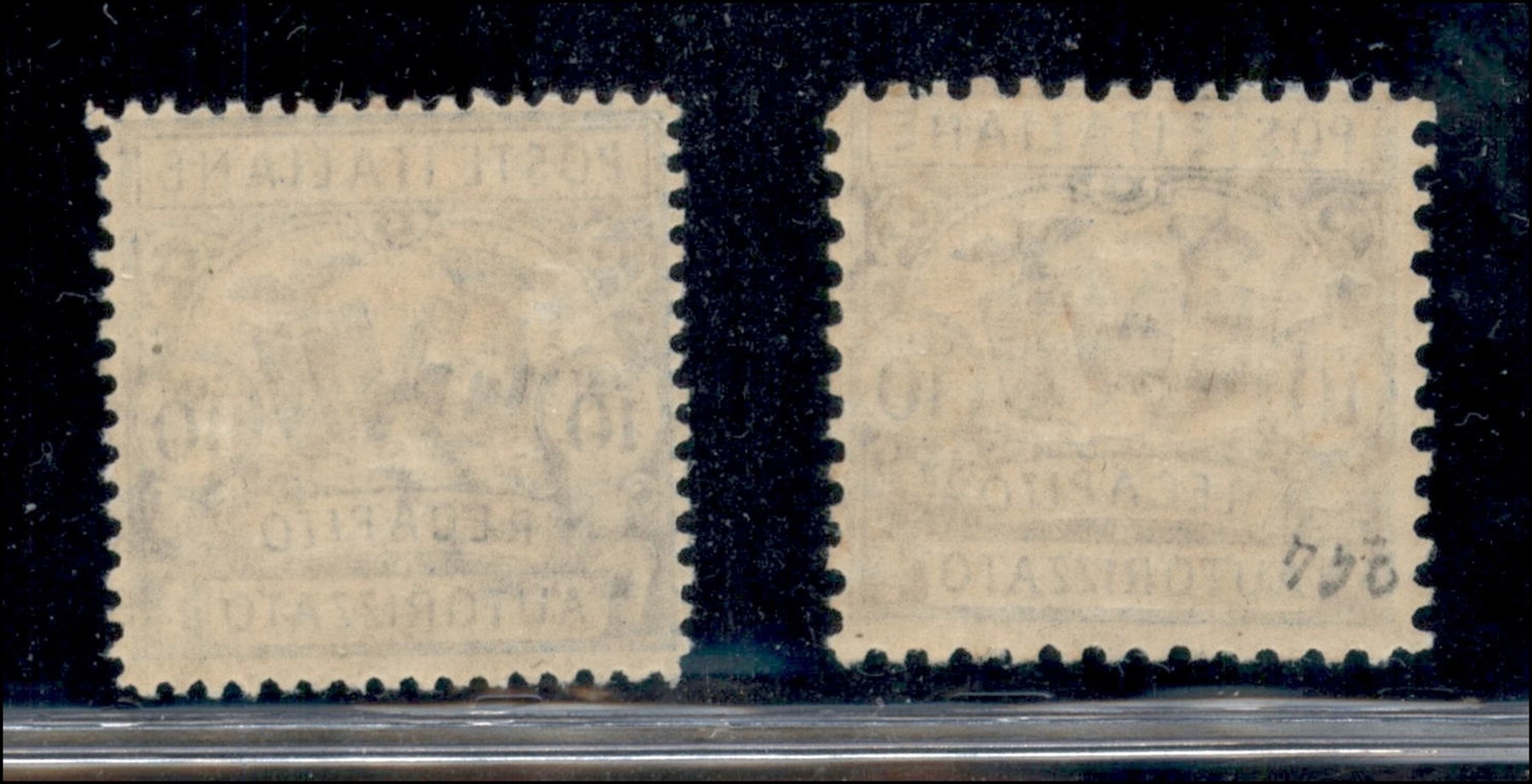 Italia / Regno / Vittorio Emanuele III / Recapito Autorizzato
