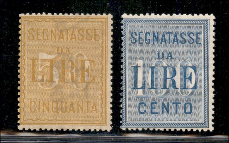 Italia / Regno / Vittorio Emanuele III / Segnatasse