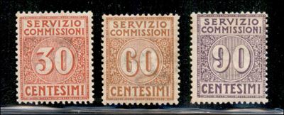 Italia / Regno / Vittorio Emanuele III / Servizio Commissioni