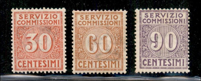 Italia / Regno / Vittorio Emanuele III / Servizio Commissioni