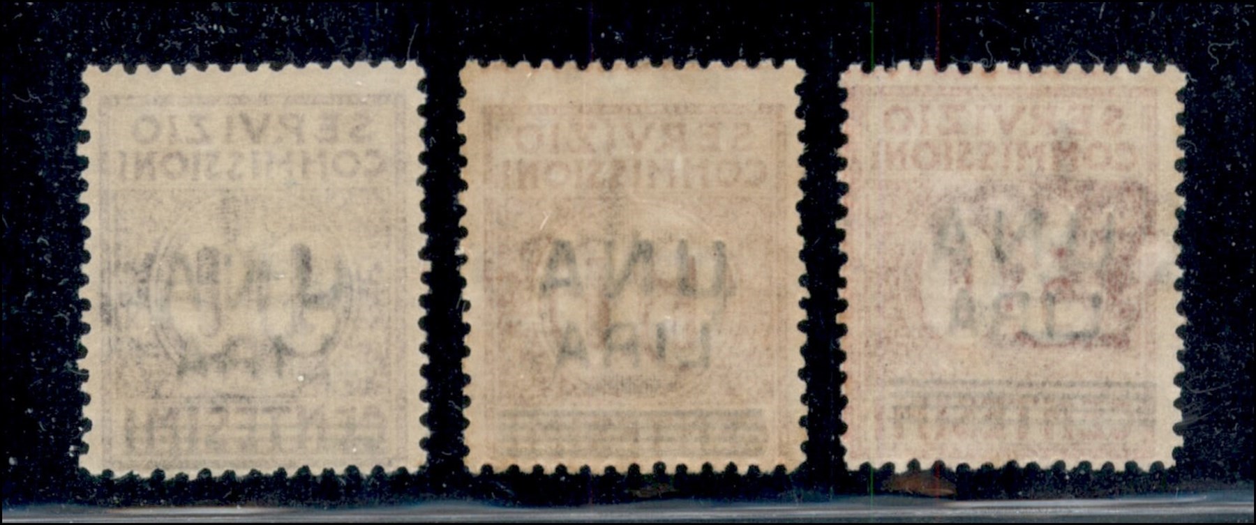 Italia / Regno / Vittorio Emanuele III / Servizio Commissioni