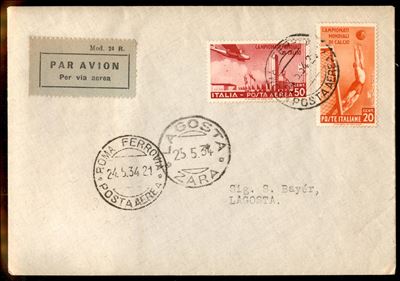 Italia / Regno / Vittorio Emanuele III / Aerogrammi