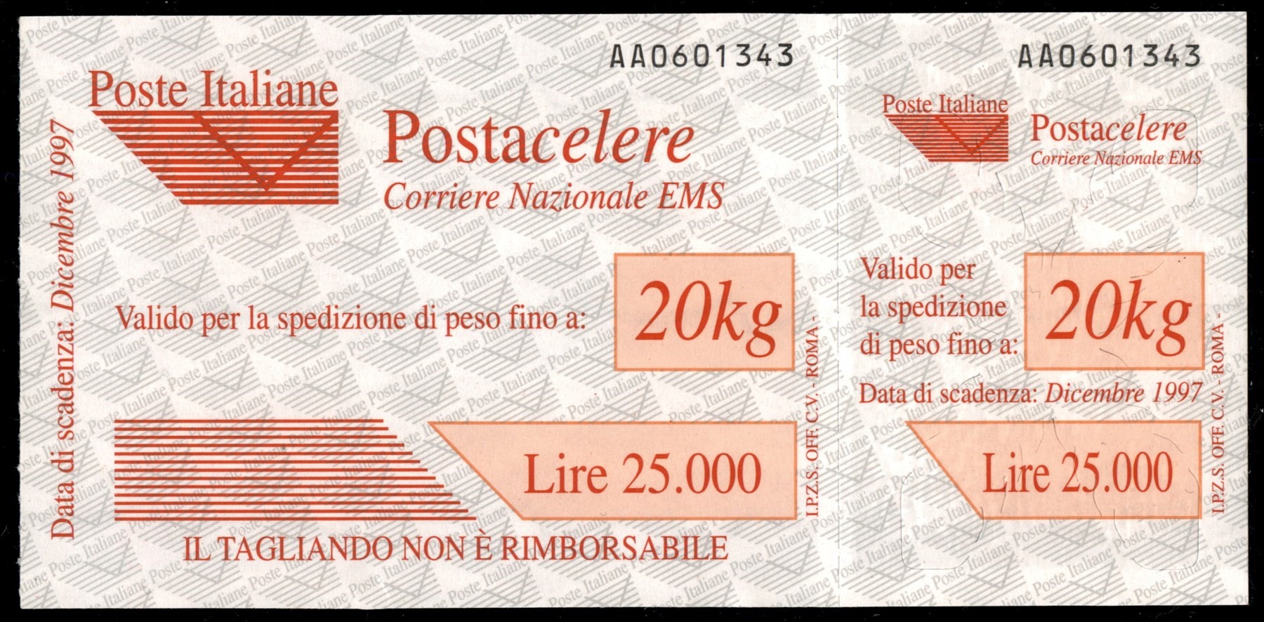 Italia / Repubblica / Posta Ordinaria