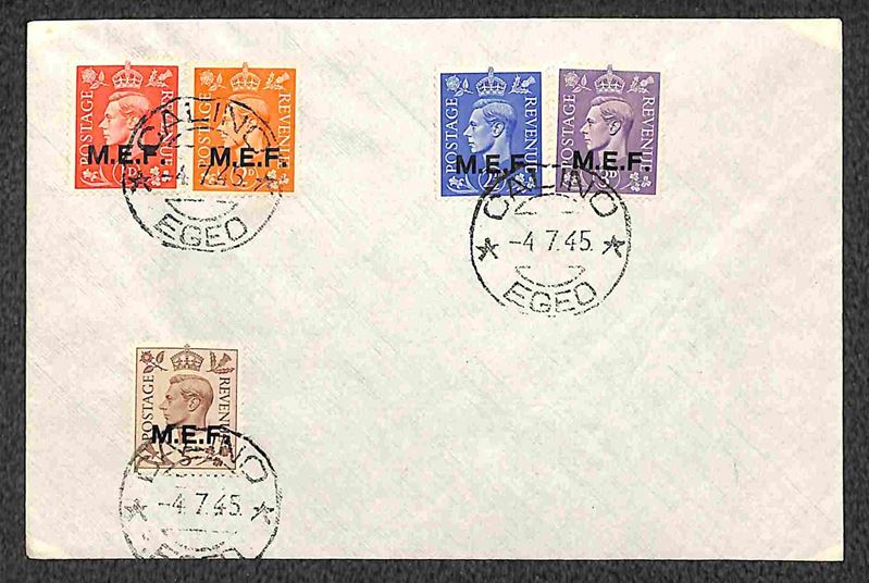 Italia / Occupazioni Straniere delle Colonie / Occupazione Britannica / M.e.f. / Posta Ordinaria